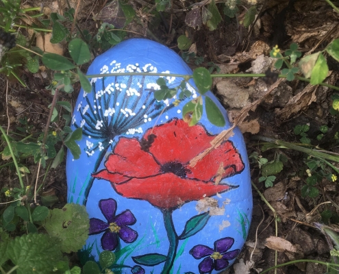 painted-pebble